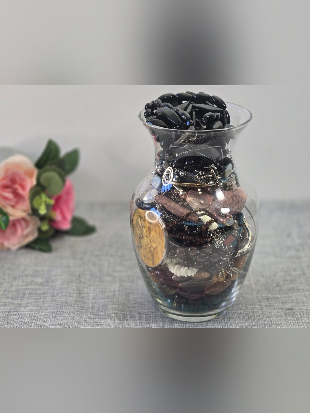 Mistery Costume Jewelry Jar To Wear Or For Parts
